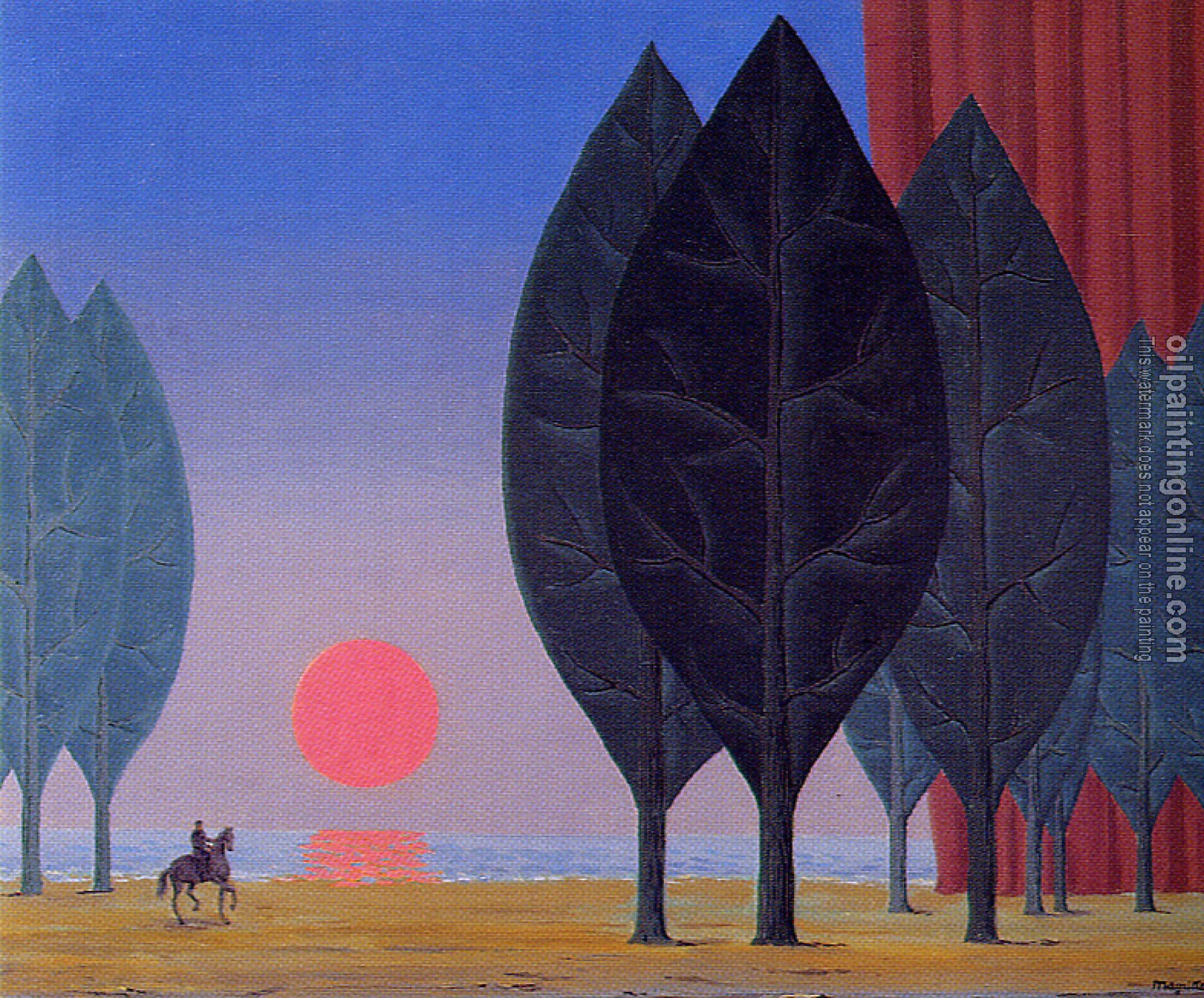 Magritte, Rene - the forest of paimpont